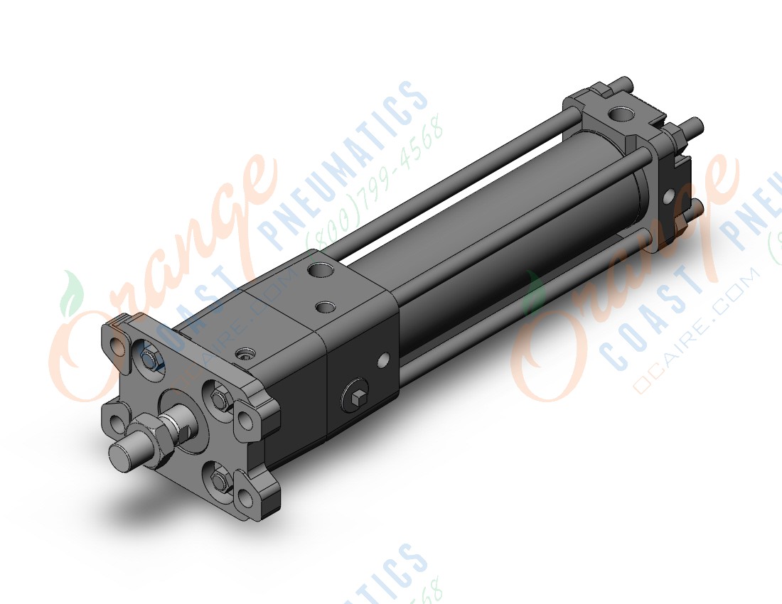 SMC CDNA2F40TN-125-D cyl, tie rod, power lock, a/s, CNA/CNA2 POWER LOCK CYLINDER