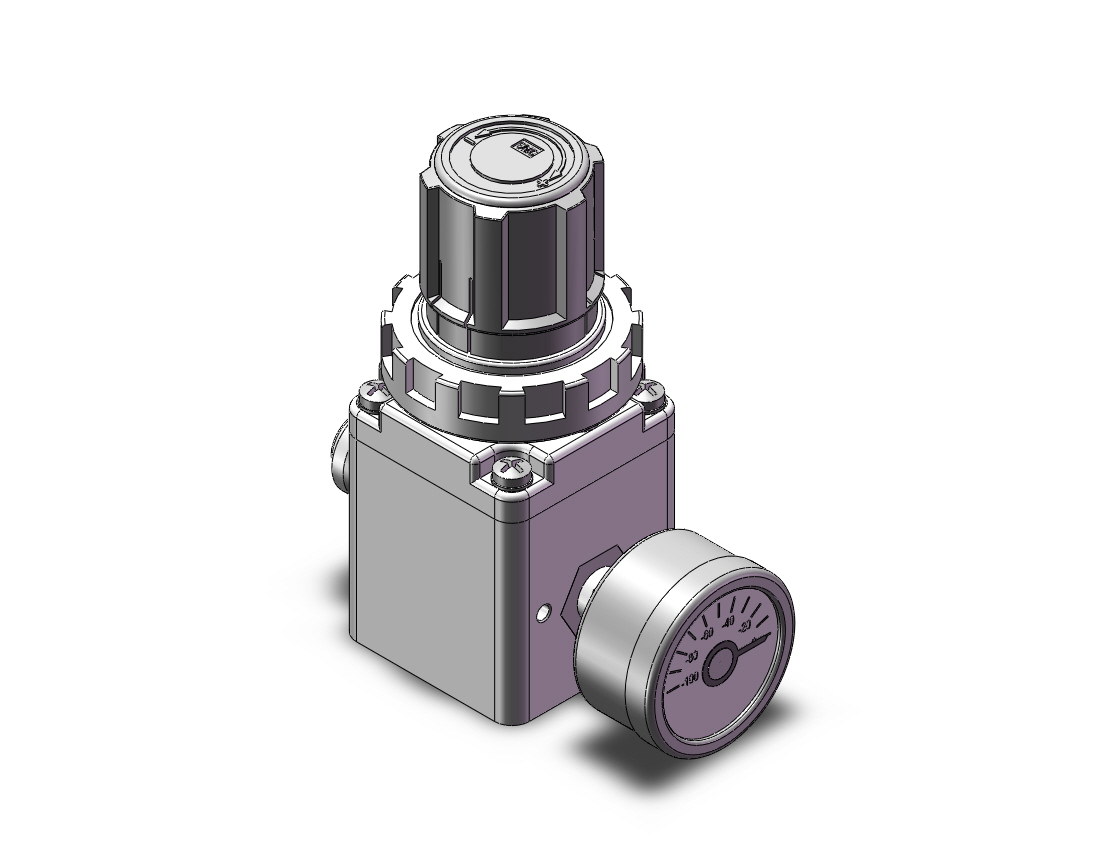 SMC IRV10A-C06G vacuum regulator, single side, IRV VACUUM REGULATOR
