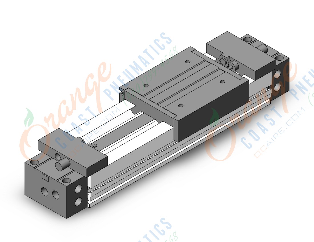 SMC MY1M25TN-100L cyl, rodless, slide brg guide, MY1M GUIDED CYLINDER