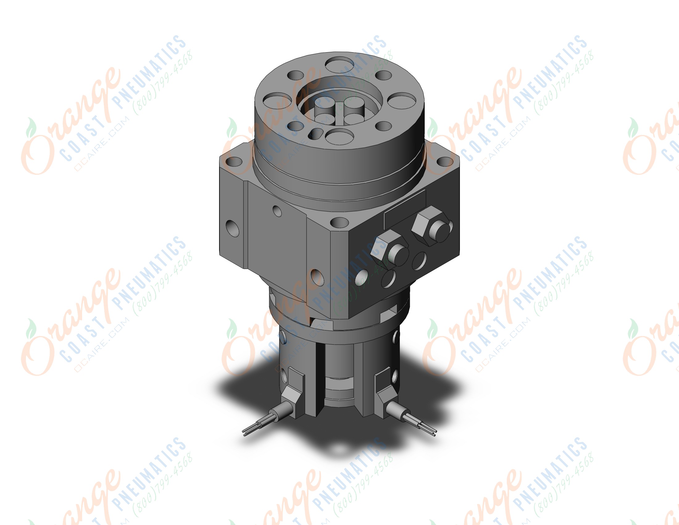 SMC MDSUB3-90D-S99VS cyl, rotary table, dbl vane, MSU ROTARY ACTUATOR W/TABLE