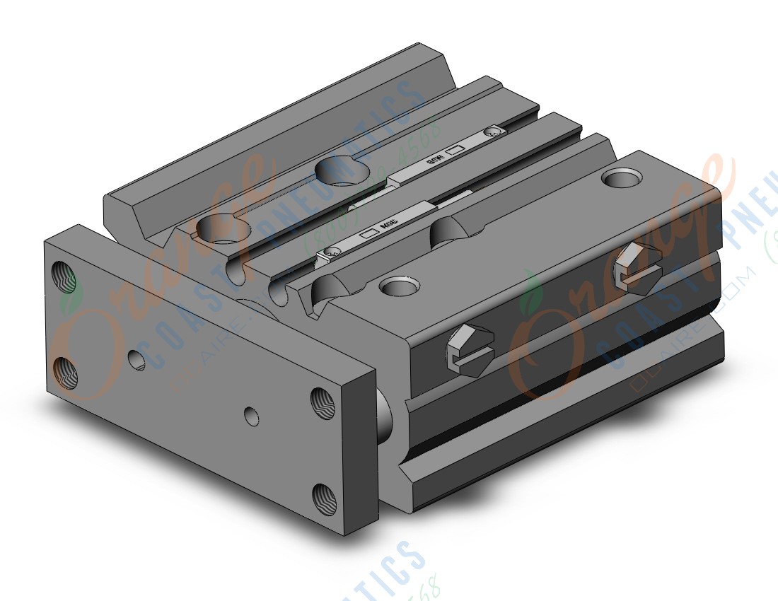 SMC MGPM16-25Z-M9BL cyl, compact guide, slide brg, MGP COMPACT GUIDE CYLINDER