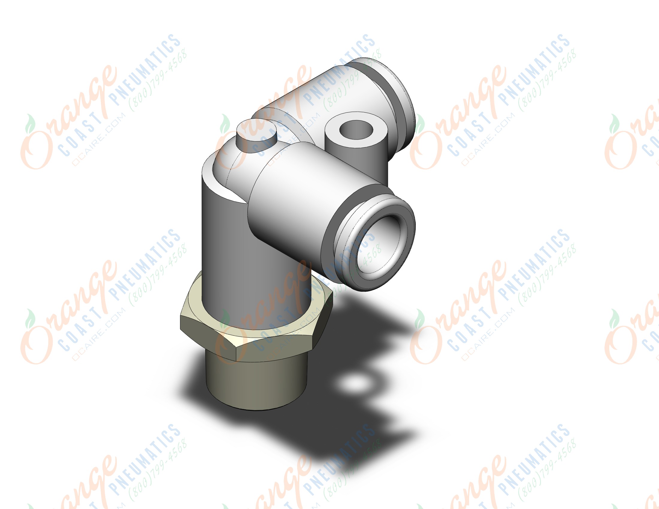 SMC KQ2D06-01AS fitting, delta union, KQ2 FITTING (sold in packages of 10; price is per piece)