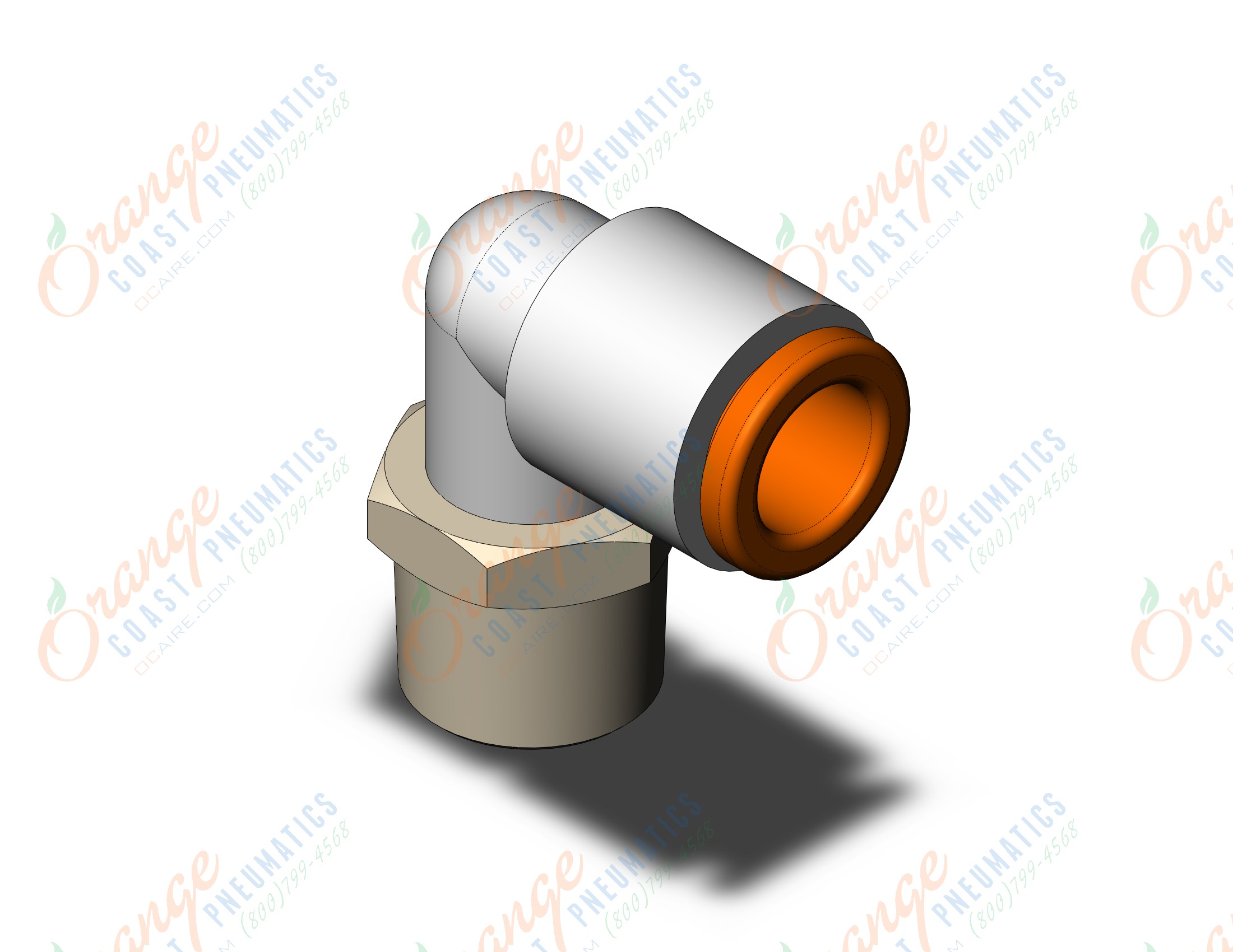 SMC KQ2L07-34AS fitting, male elbow, KQ2 FITTING (sold in packages of 10; price is per piece)