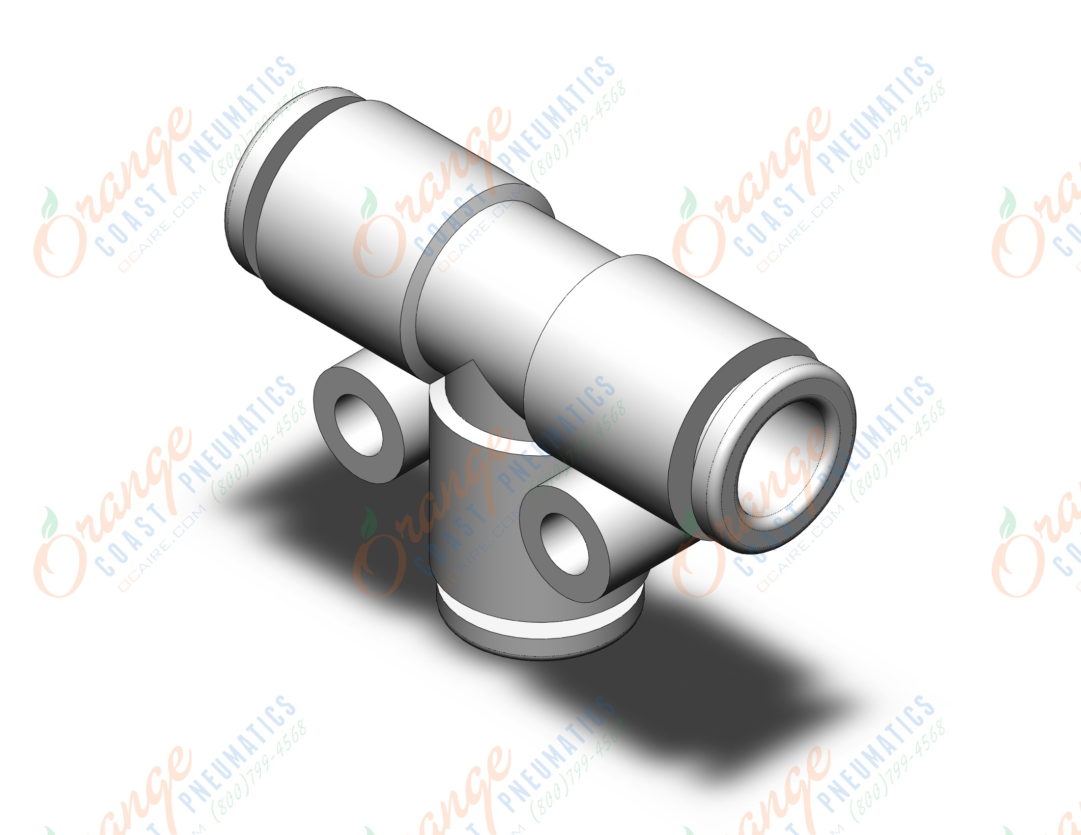 SMC KQ2T06-00A fitting, union tee, KQ2 FITTING (sold in packages of 10; price is per piece)