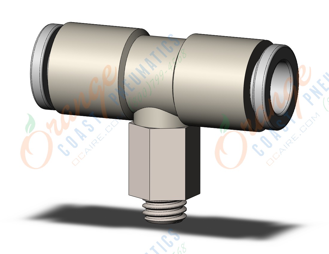 SMC KQ2T06-M5N fitting, branch tee, KQ2 FITTING (sold in packages of 10; price is per piece)