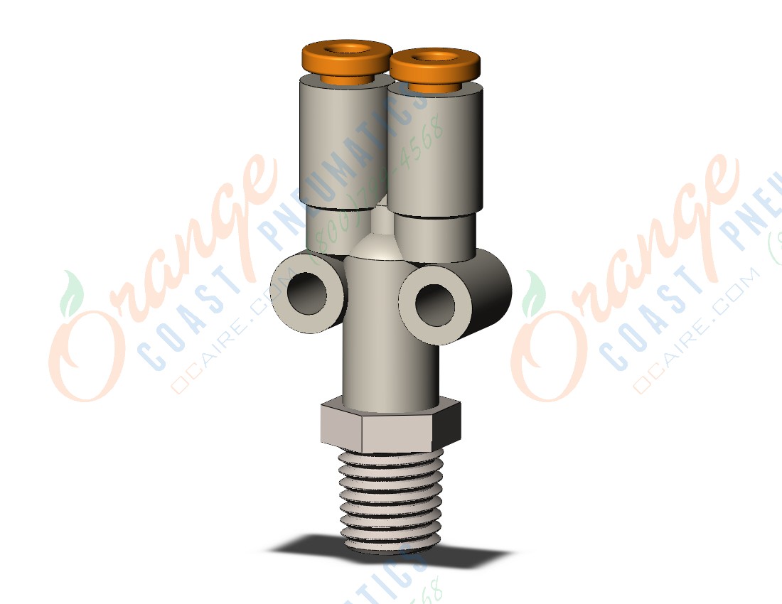 SMC KQ2U01-33NS fitting, branch y, KQ2 FITTING (sold in packages of 10; price is per piece)