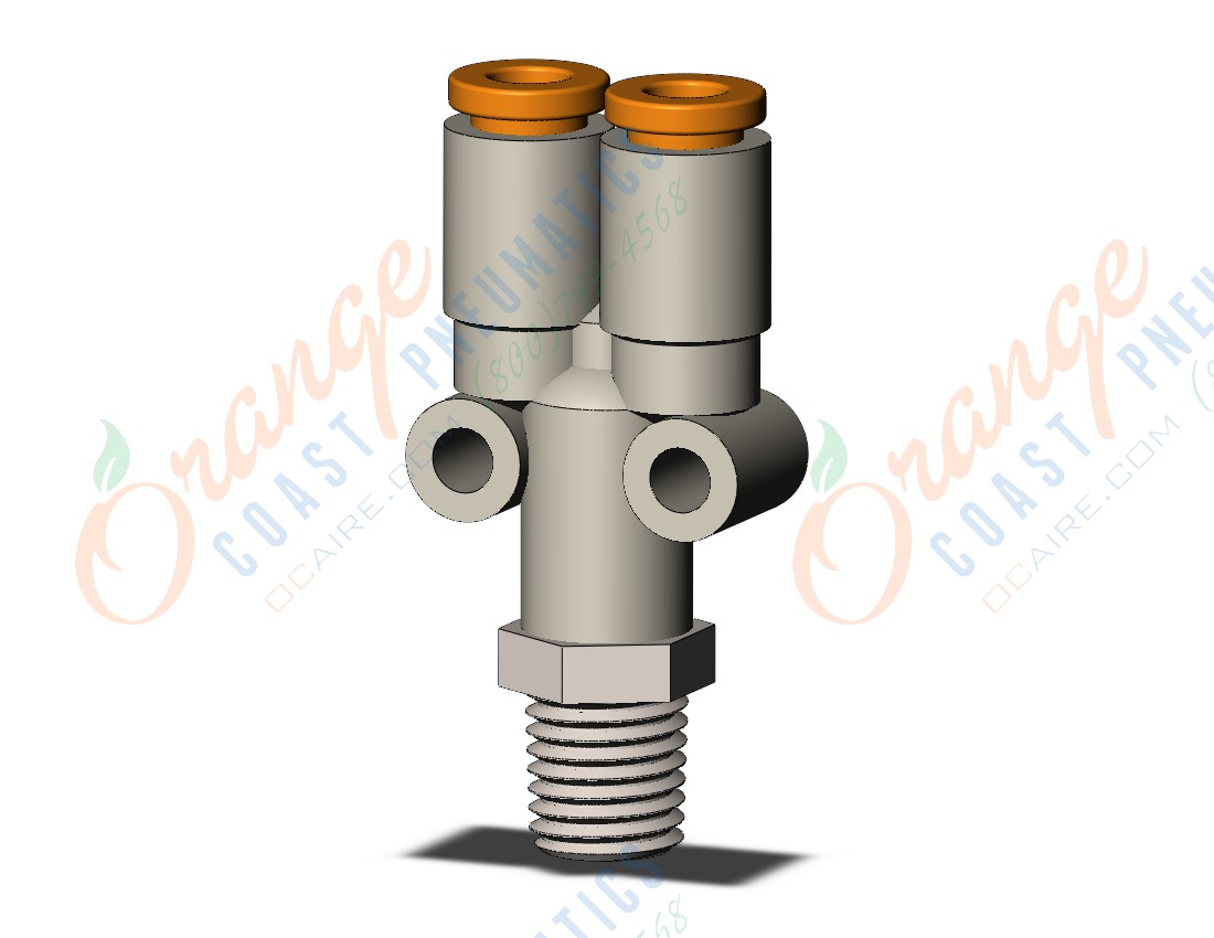 SMC KQ2U03-33NS fitting, branch y, KQ2 FITTING (sold in packages of 10; price is per piece)