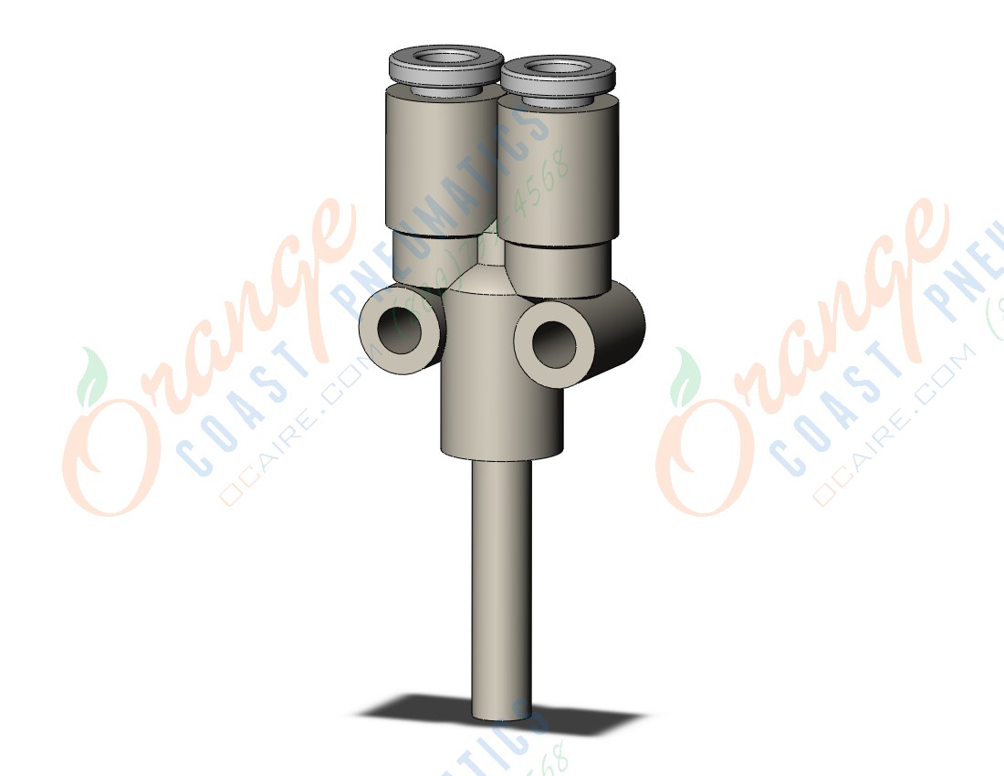 SMC KQ2U04-99A fitting, plug-in y, KQ2 FITTING (sold in packages of 10; price is per piece)