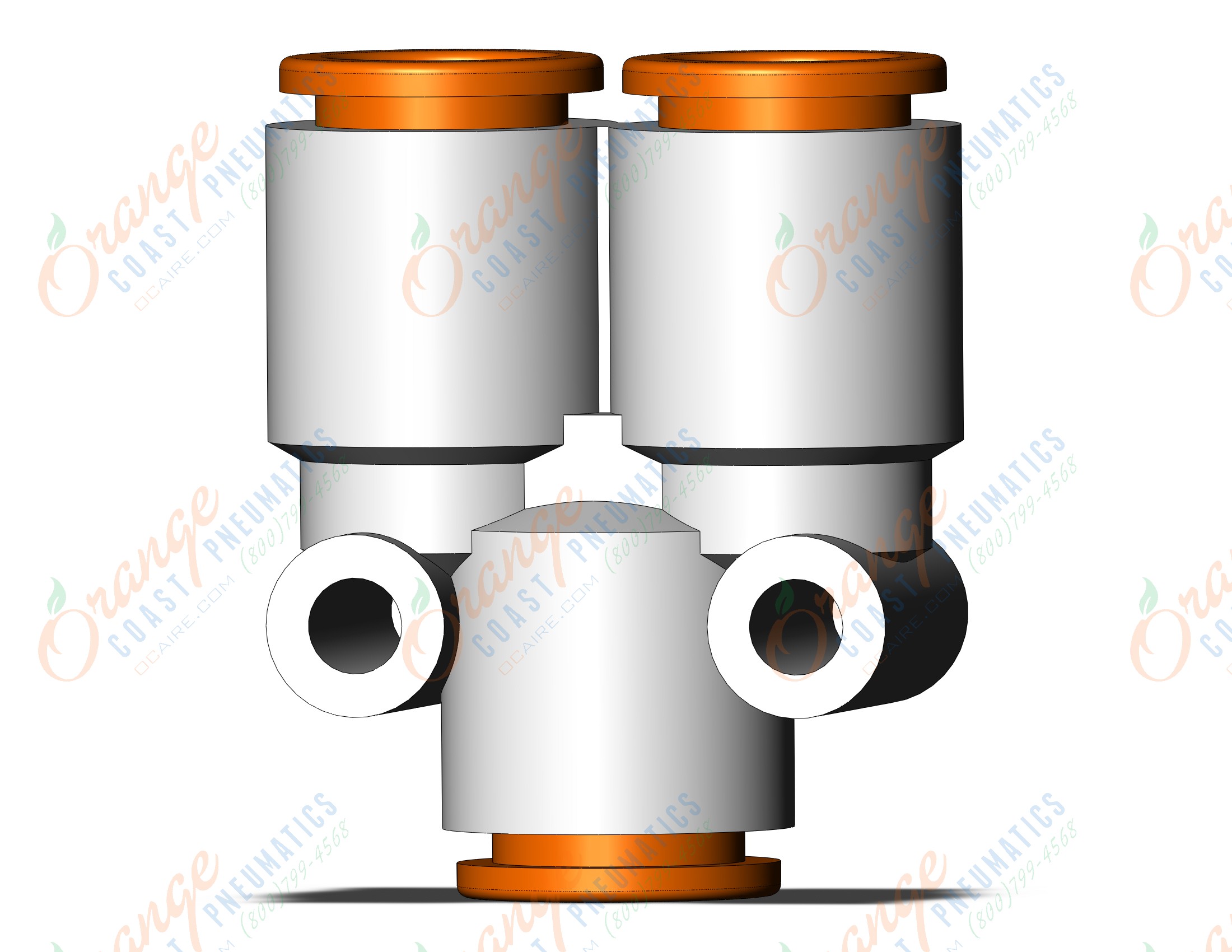 SMC KQ2U11-00A fitting, union y, KQ2 FITTING (sold in packages of 10; price is per piece)