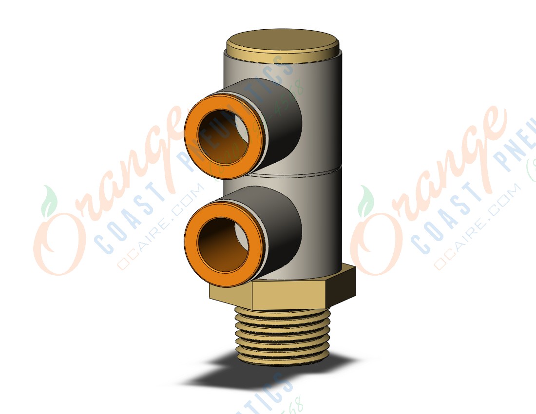 SMC KQ2VD11-36AS fitting, dble uni male elbow, KQ2 FITTING (sold in packages of 10; price is per piece)