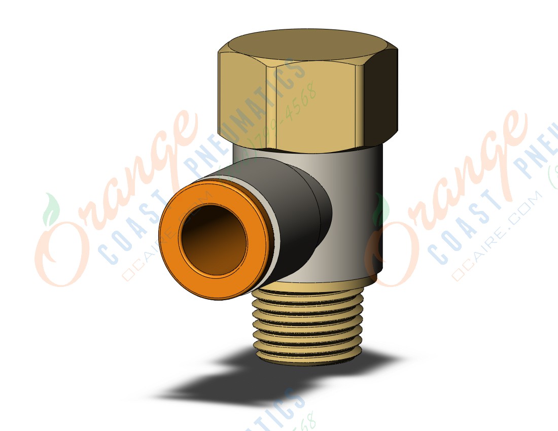 SMC KQ2VF07-34A fitting, uni female elbow, KQ2 FITTING (sold in packages of 10; price is per piece)
