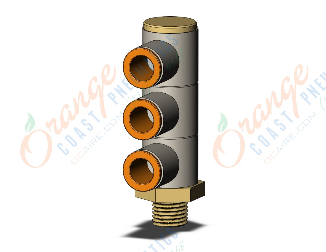 SMC KQ2VT11-35AS fitting, tple uni male elbow, KQ2 FITTING (sold in packages of 10; price is per piece)