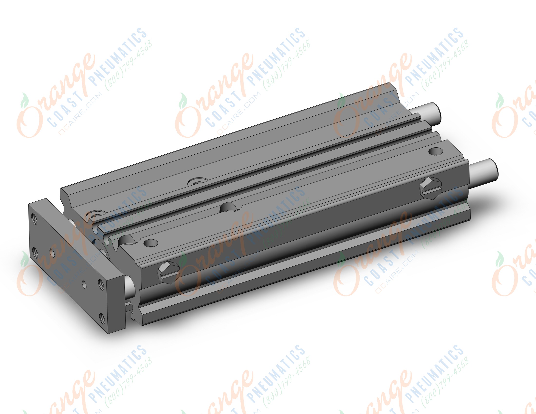 SMC MGPM12-100Z cyl, compact guide, slide brg, MGP COMPACT GUIDE CYLINDER