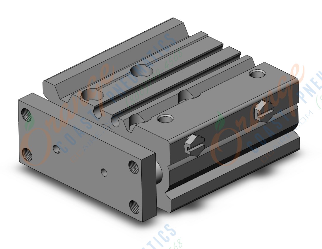 SMC MGPM16-30Z cyl, compact guide, slide brg, MGP COMPACT GUIDE CYLINDER