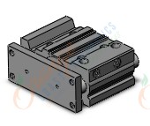 SMC MGPM50-30Z cyl, compact guide, slide brg, MGP COMPACT GUIDE CYLINDER