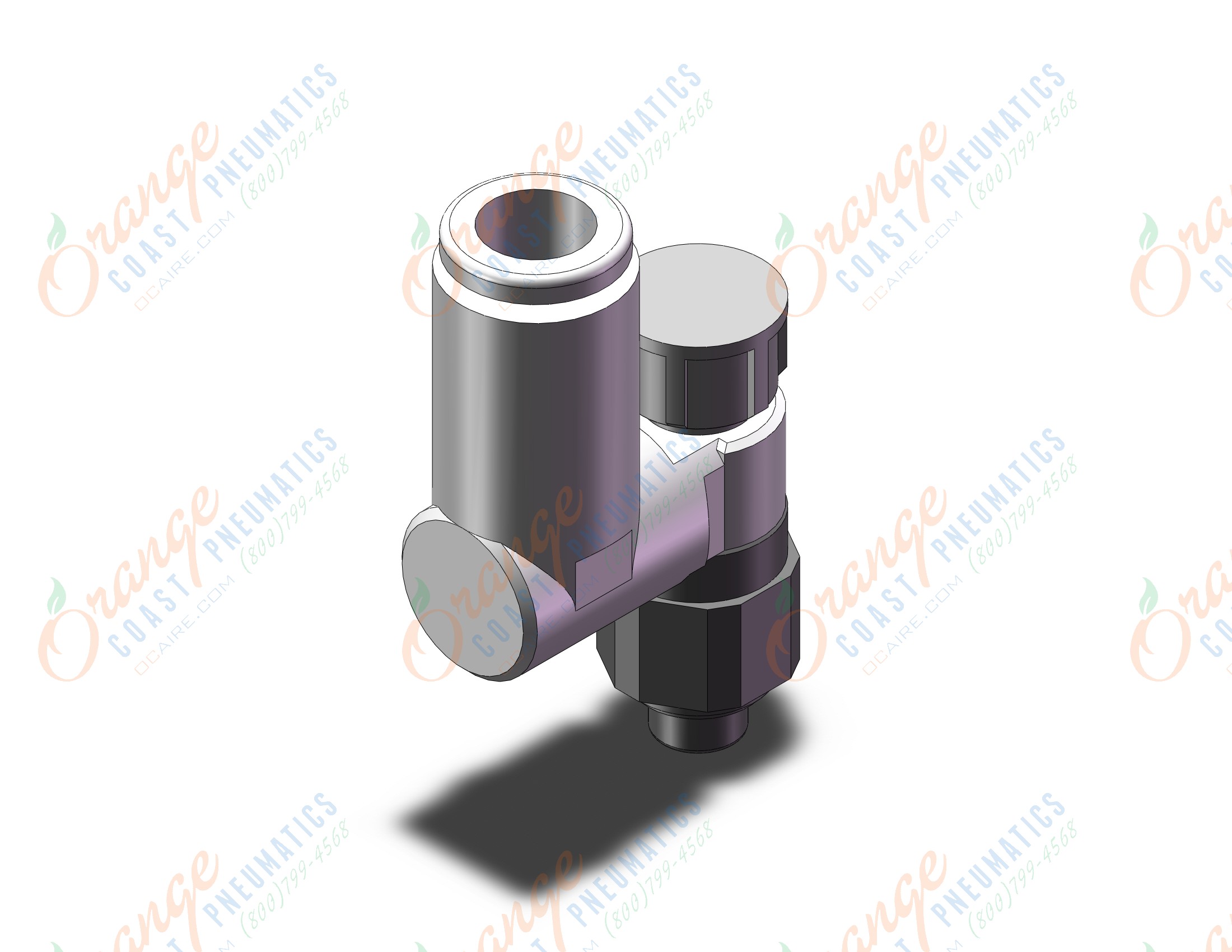 SMC AS1301F-M5-06A speed control w/fitting, FLOW CONTROL W/FITTING***
