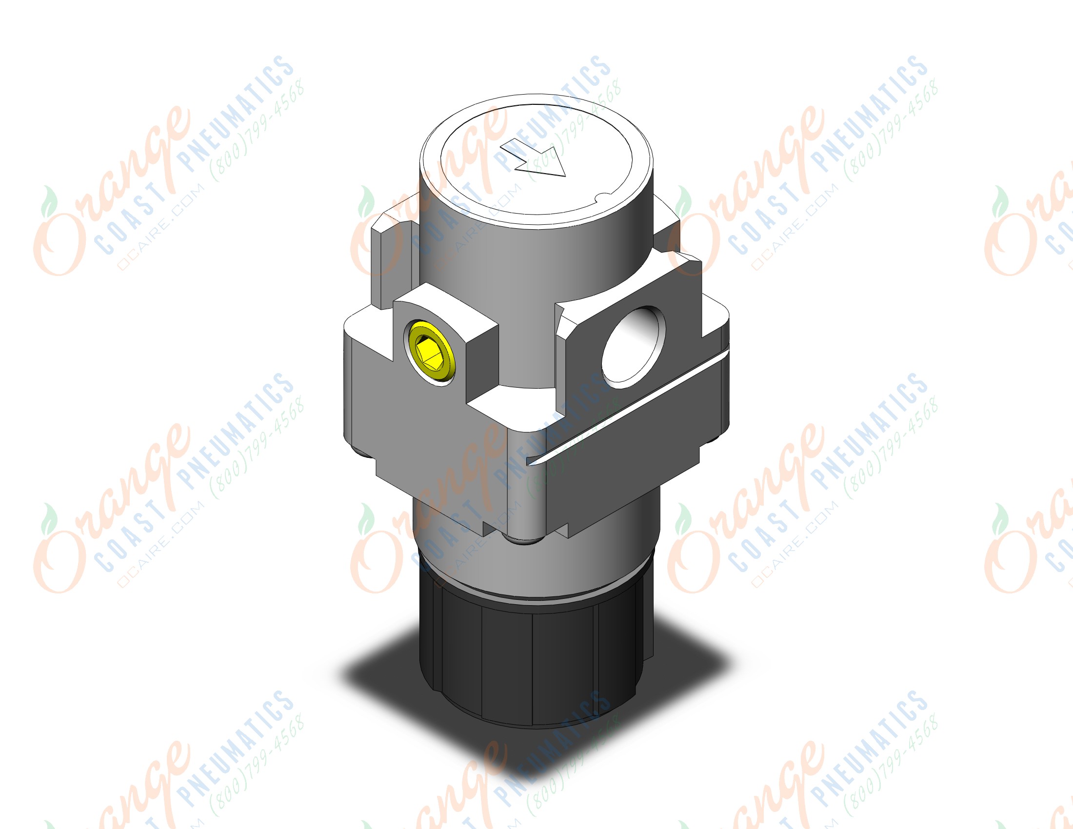 SMC AR20-F02-A regulator, AR MASS PRO - Orange Coast Pneumatics