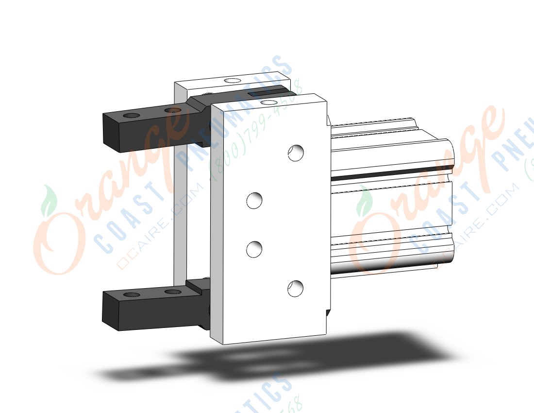 SMC MHT2-32TFDZ gripper, toggle 2-finger, MHT GRIPPERS