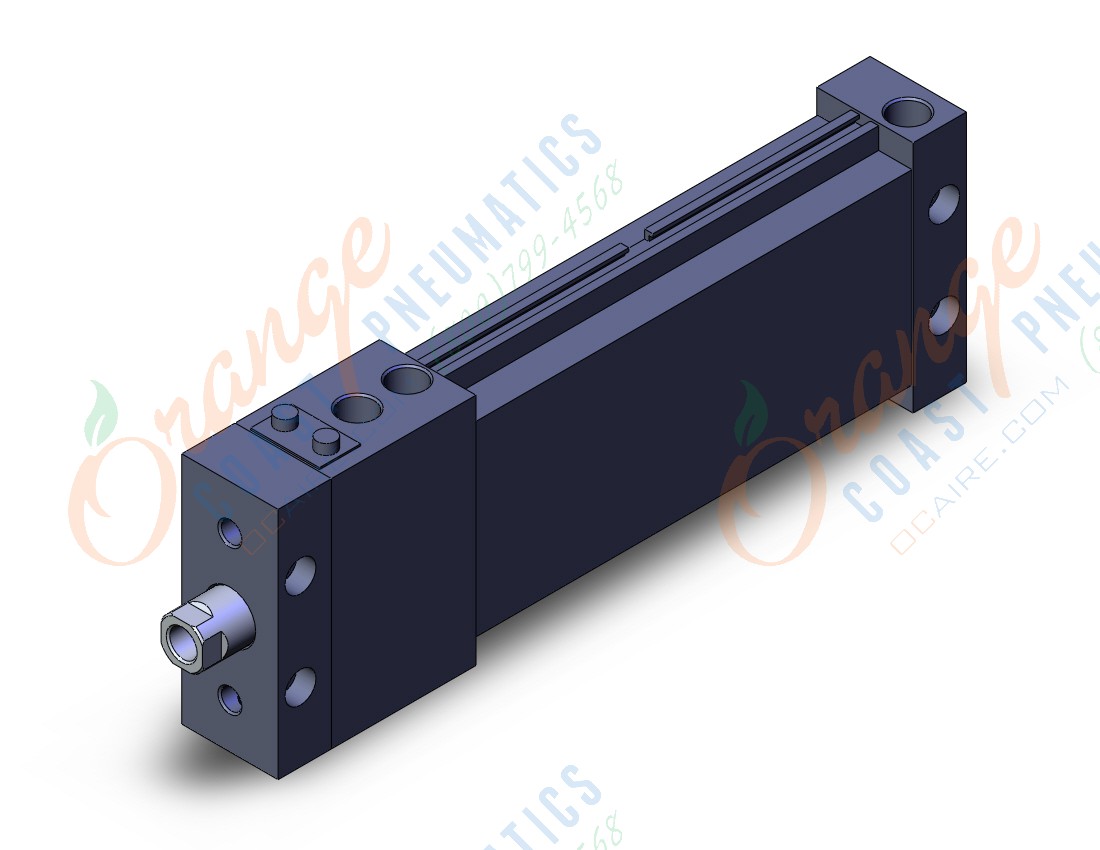 SMC MLUB32-100D-B cyl, plate, with lock, MLU PLATE CYLINDER