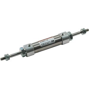 SMC CDJ2WB10-15-H7A2 cyl, rnd body, dbl rod, a-sw, CJ2 ROUND BODY CYLINDER