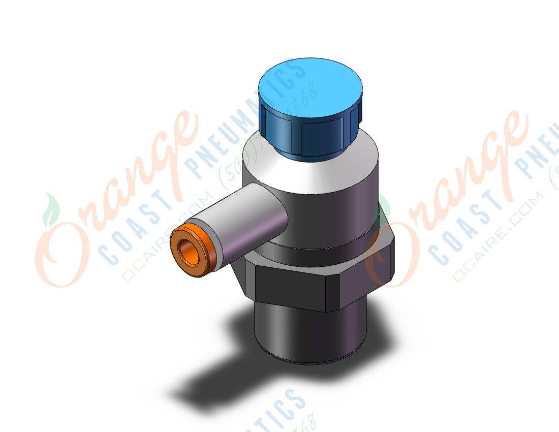 SMC AS2211F-N02-01SA speed control w/fitting, FLOW CONTROL W/FITTING***