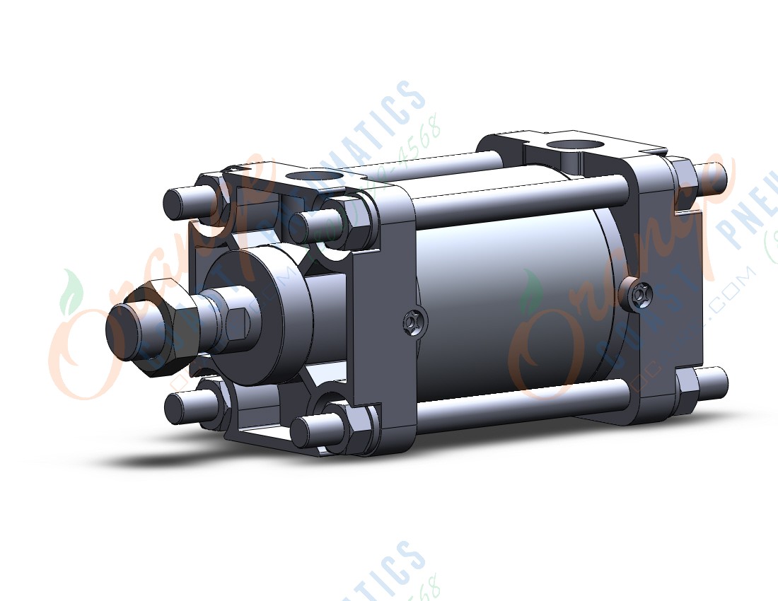 SMC CA2B80-50Z cyl, tie rod, non-lube, CA1/CA2 TIE-ROD CYLINDER