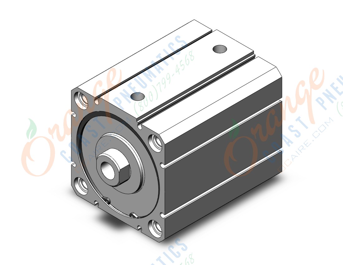 SMC CD55B80-60 cyl, compact, iso, sw capable, C55 ISO COMPACT CYLINDER