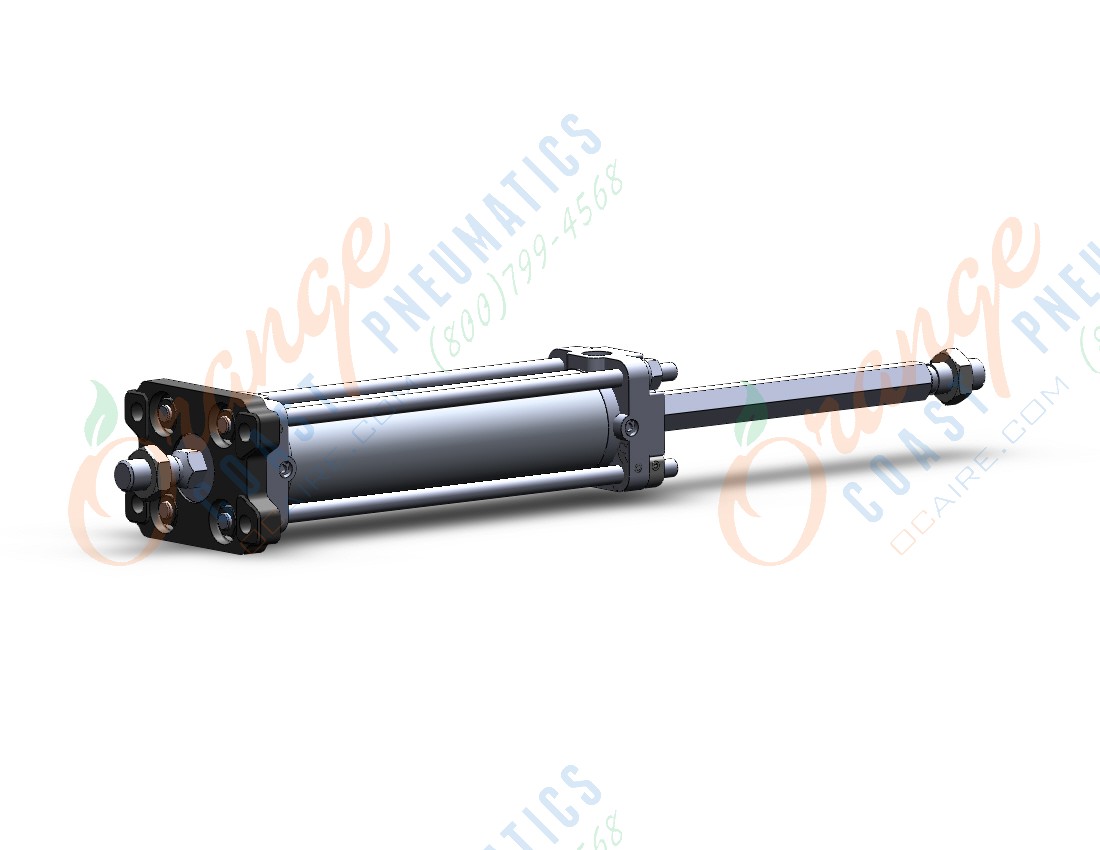 SMC CDA2KWF40-150-Y59A cyl, tie rod, non rot, dbl rod, CA1/CA2 TIE-ROD CYLINDER