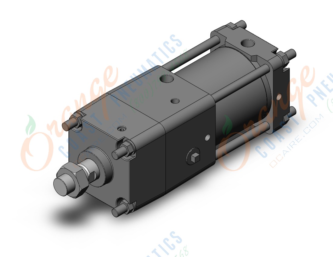 SMC CDNA2B100-50-D cyl, tie rod, power lock, a/s, CNA/CNA2 POWER LOCK CYLINDER