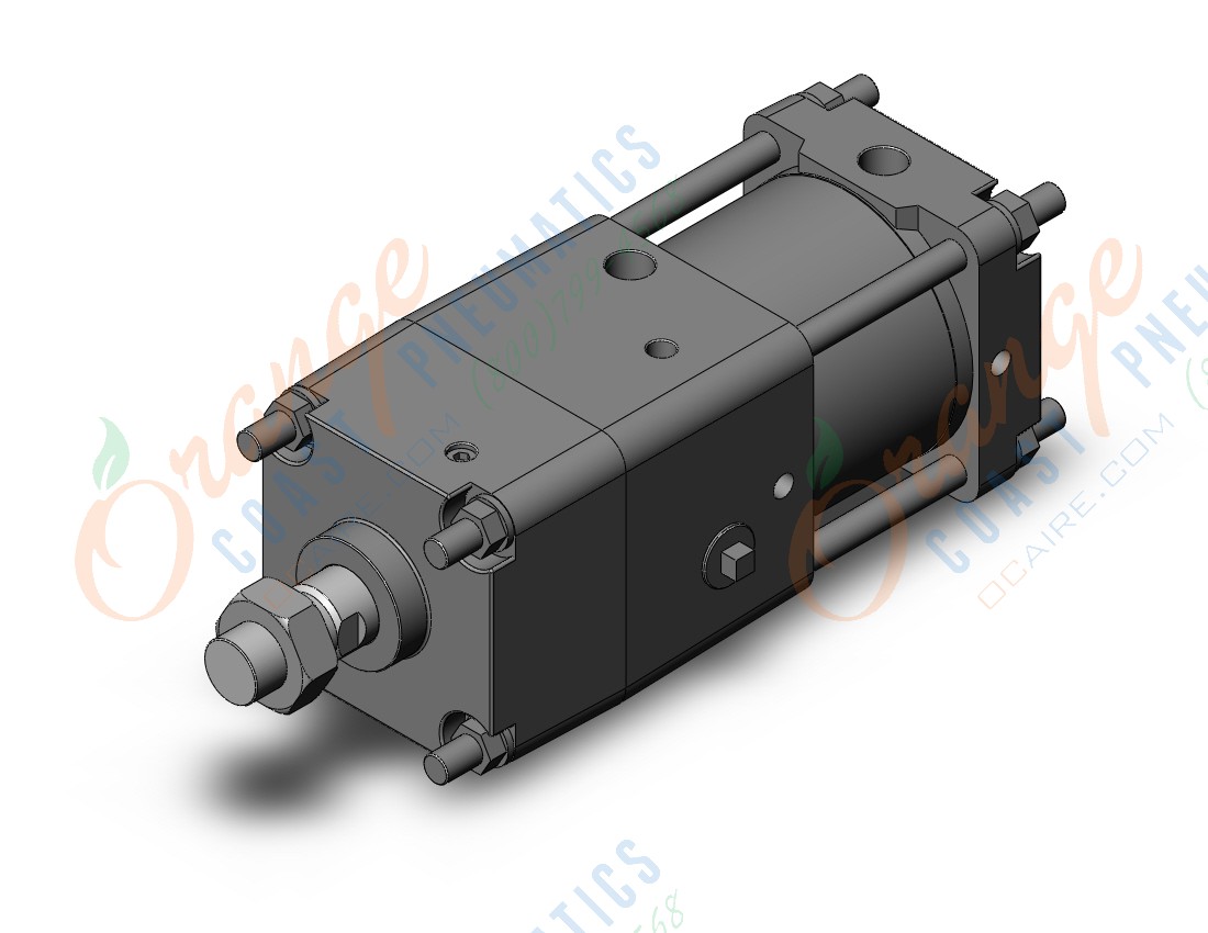 SMC CDNA2B100TN-25-D cyl, tie rod, power lock, a/s, CNA/CNA2 POWER LOCK CYLINDER
