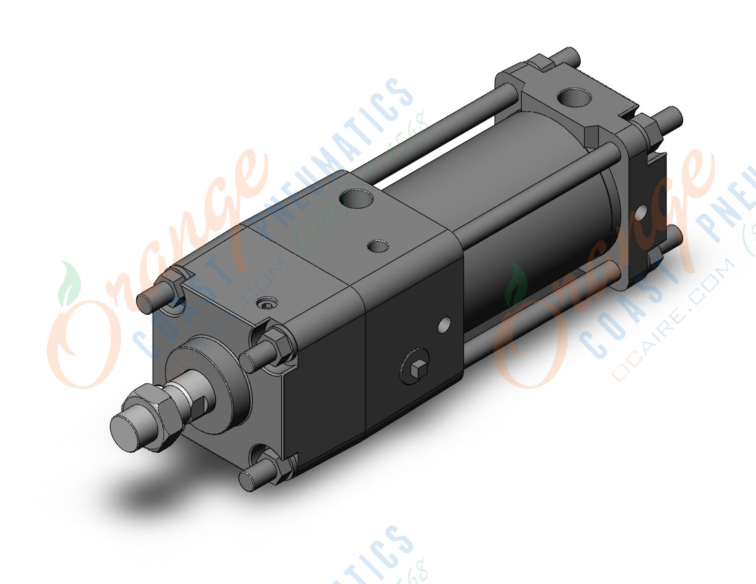 SMC CDNA2B80-75-D cyl, tie rod, power lock, a/s, CNA/CNA2 POWER LOCK CYLINDER