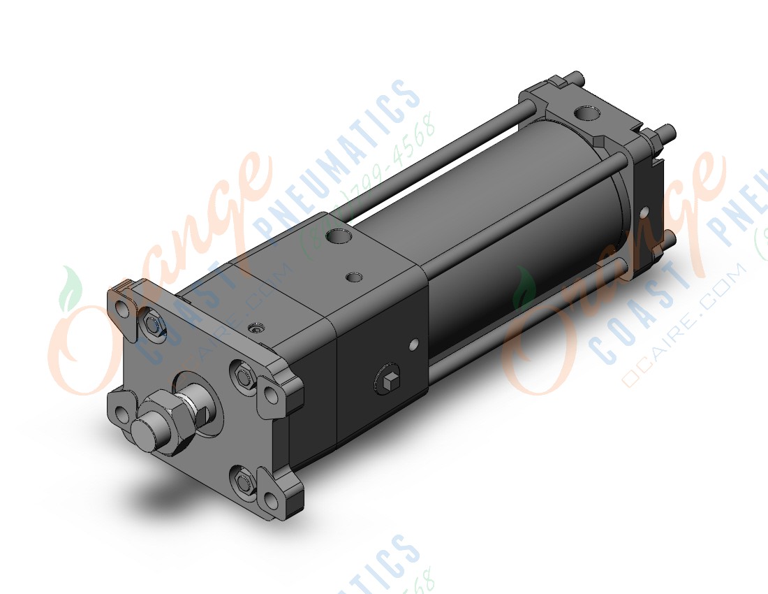 SMC CDNA2F100TN-150-D cyl, tie rod, power lock, a/s, CNA/CNA2 POWER LOCK CYLINDER