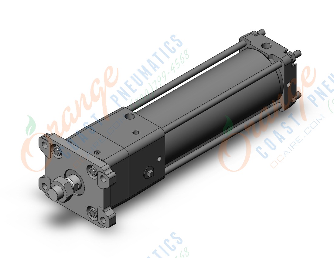 SMC CDNA2F100TN-250-D cyl, tie rod, power lock, a/s, CNA/CNA2 POWER LOCK CYLINDER