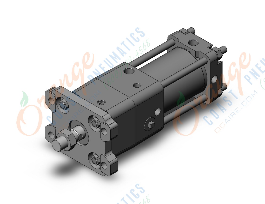 SMC CDNA2F63-50-D cyl, tie rod, power lock, a/s, CNA/CNA2 POWER LOCK CYLINDER