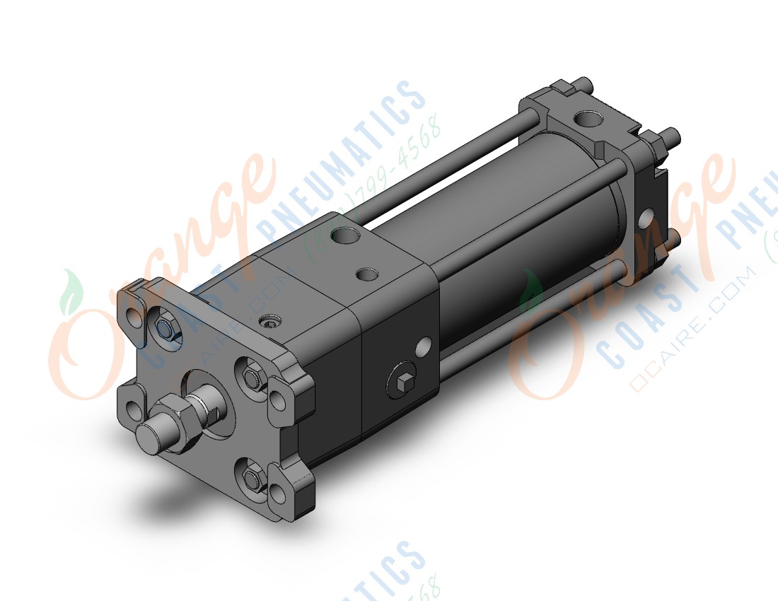 SMC CDNA2F63TN-100-D cyl, tie rod, power lock, a/s, CNA/CNA2 POWER LOCK CYLINDER