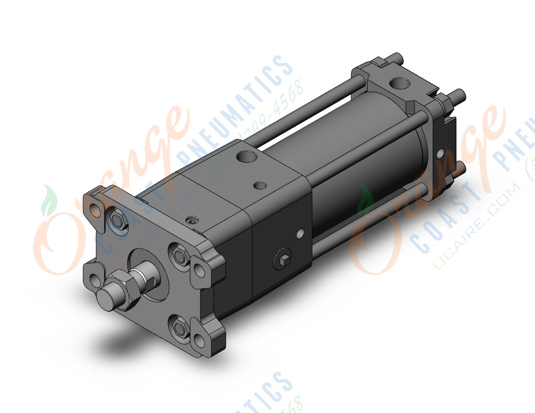 SMC CDNA2F80-100-D cyl, tie rod, power lock, a/s, CNA/CNA2 POWER LOCK CYLINDER