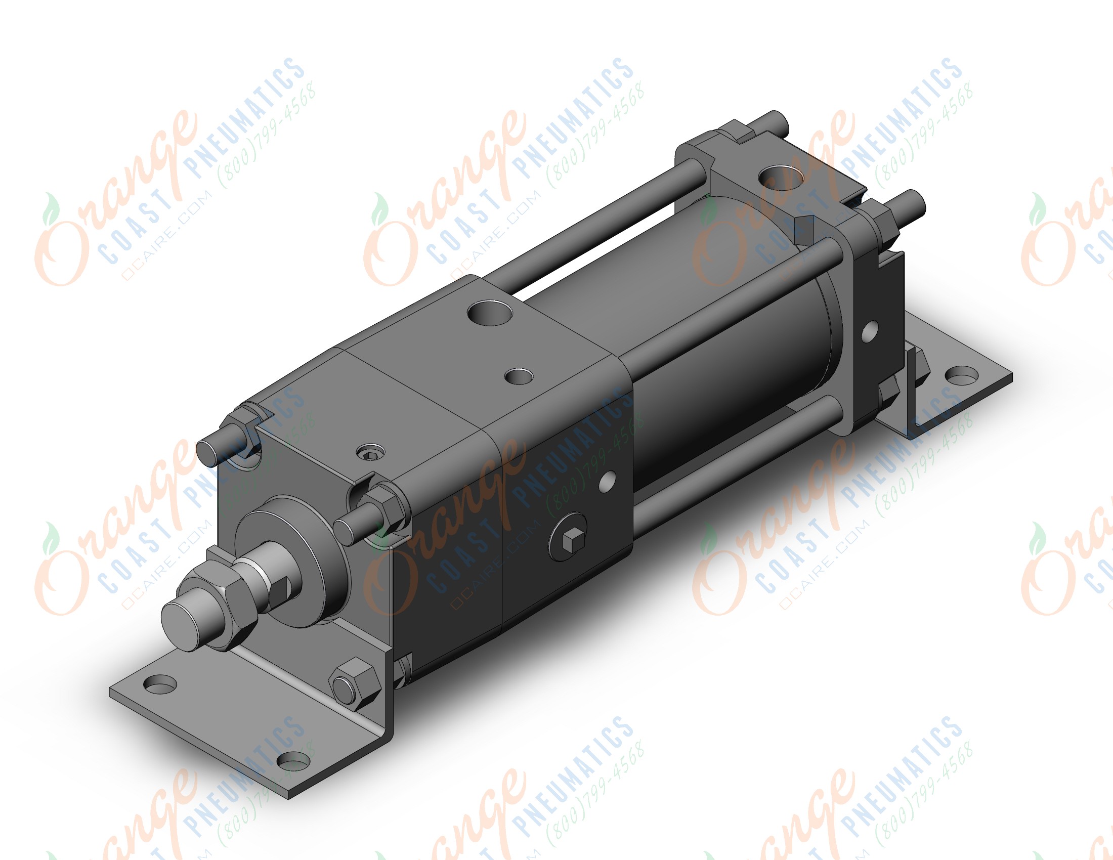 SMC CDNA2L80-75-D cyl, tie rod, power lock, a/s, CNA/CNA2 POWER LOCK CYLINDER