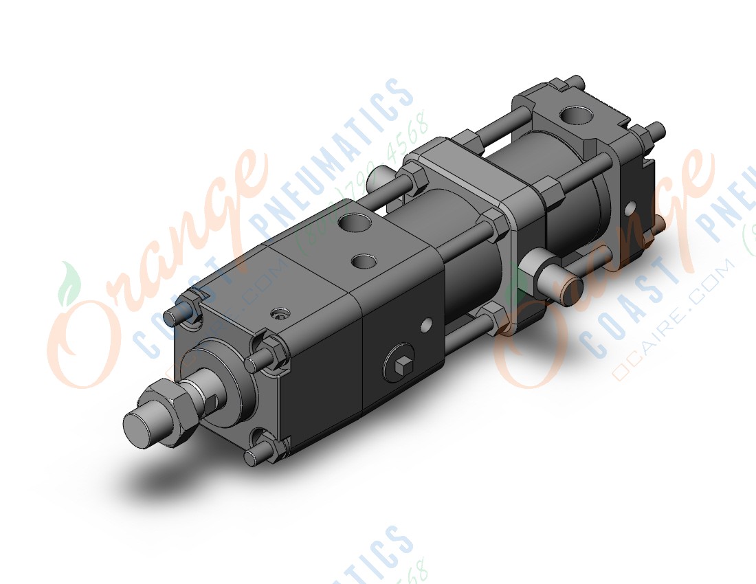 SMC CDNA2T50TF-75-D cyl, tie rod, power lock, a/s, CNA/CNA2 POWER LOCK CYLINDER