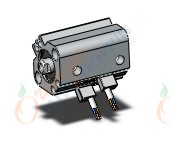 SMC CDQ2B16-10DCZ-M9NV cylinder, CQ2-Z COMPACT CYLINDER