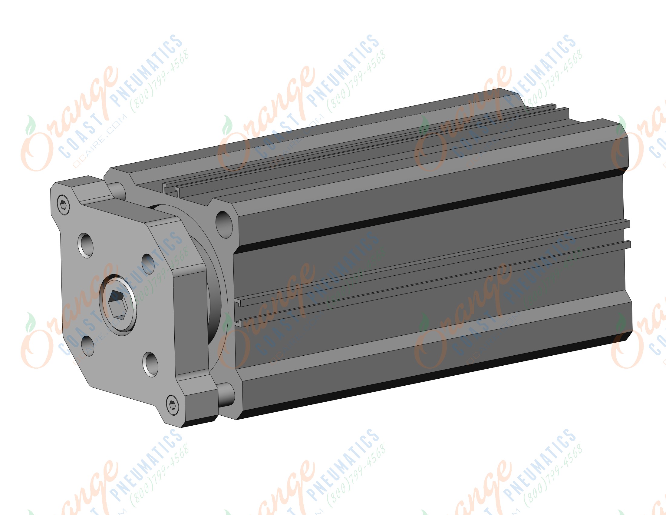 SMC CDQMA50-100-M9PW cyl, compact, auto-switch, CQM COMPACT GUIDE ROD CYLINDER