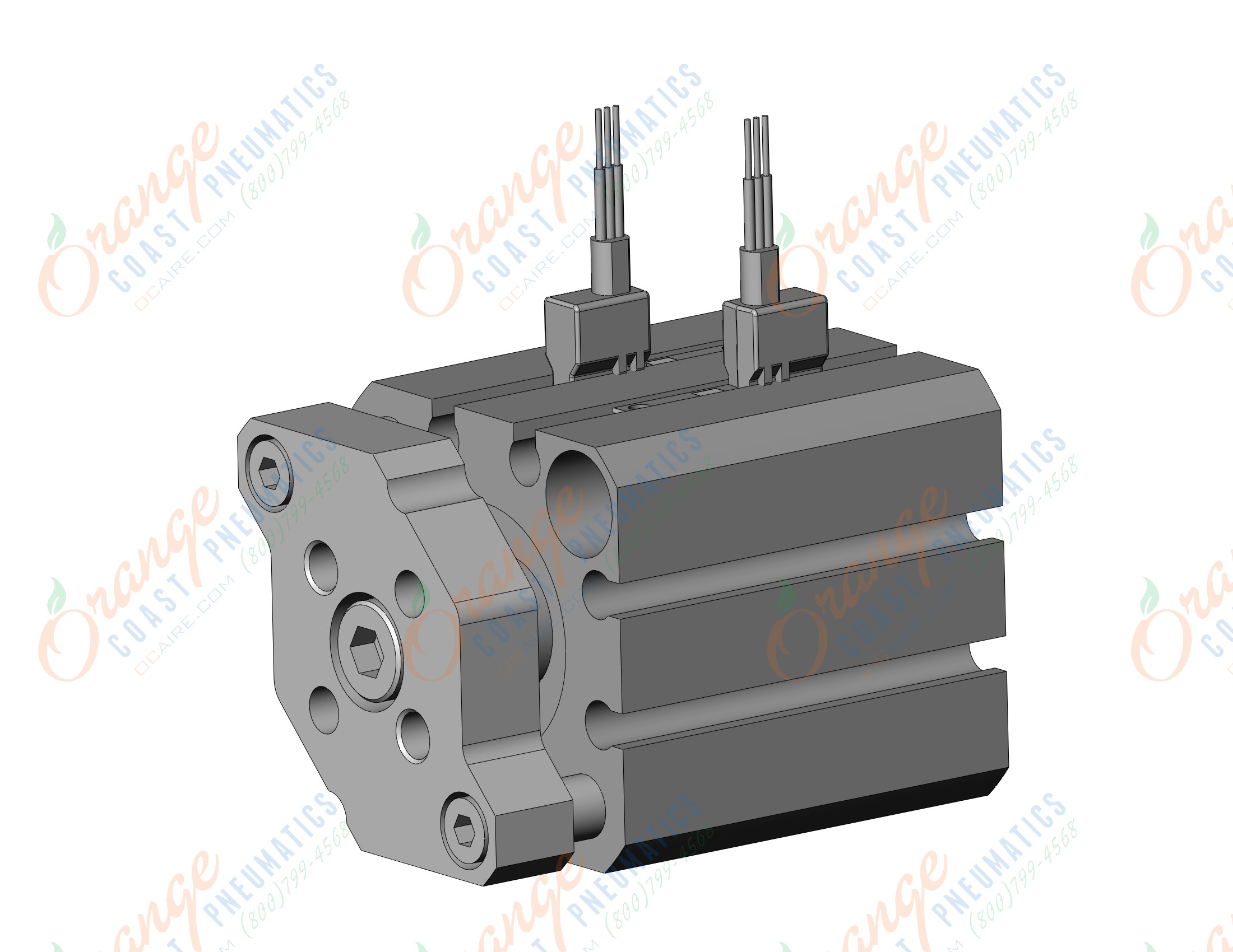 SMC CDQMB20-10-M9PWV cyl, compact, auto-switch, CQM COMPACT GUIDE ROD CYLINDER