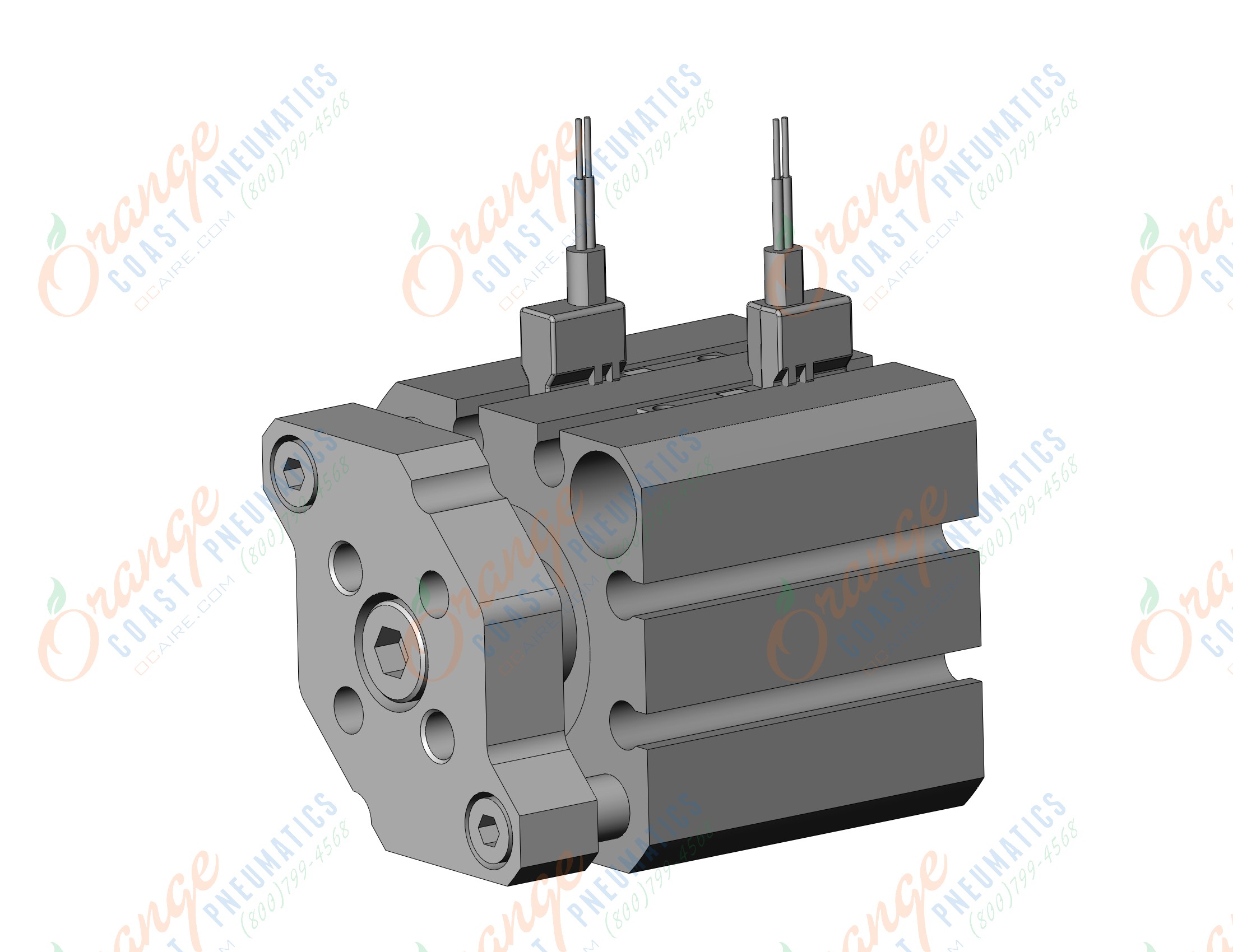 SMC CDQMB20-5-M9BVL cyl, compact, auto-switch, CQM COMPACT GUIDE ROD CYLINDER