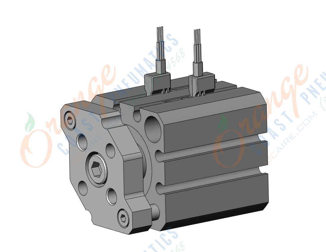 SMC CDQMB25-10-M9PVSAPC cyl, compact, auto-switch, CQM COMPACT GUIDE ROD CYLINDER