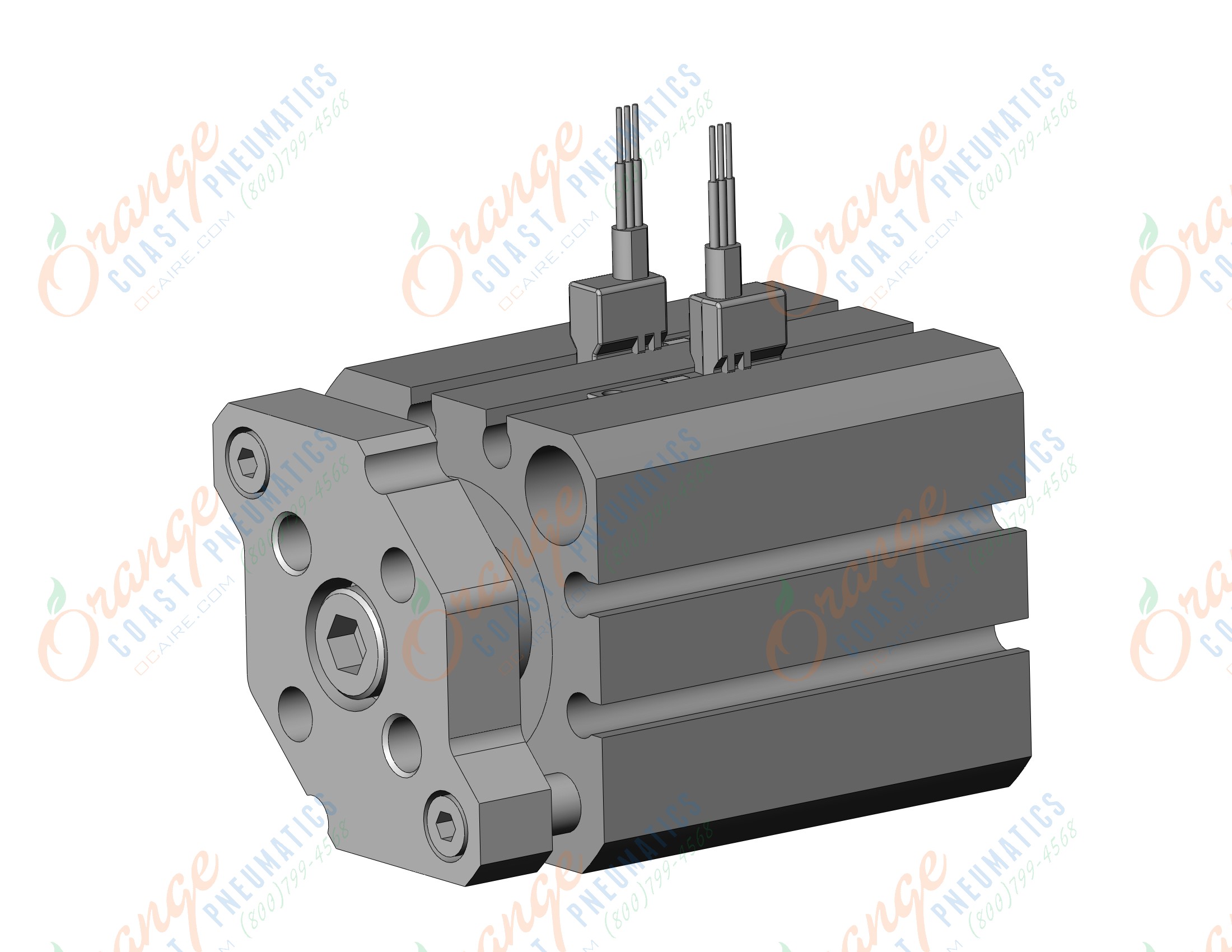 SMC CDQMB25-15-M9NVL cyl, compact, auto-switch, CQM COMPACT GUIDE ROD CYLINDER