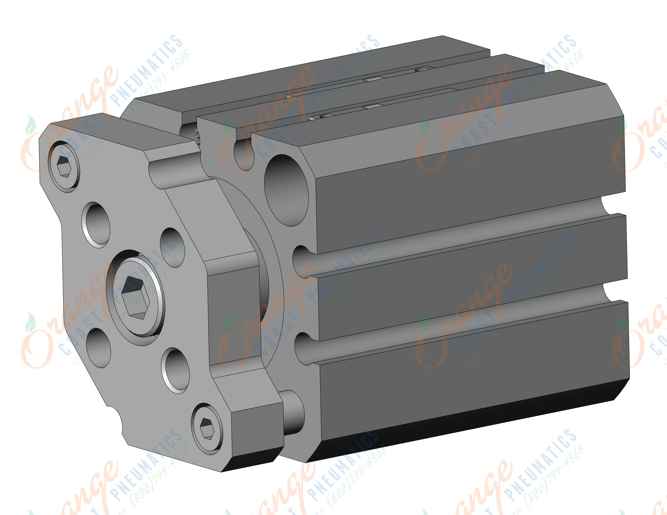 SMC CDQMB25-15-M9PSAPC cyl, compact, auto-switch, CQM COMPACT GUIDE ROD CYLINDER