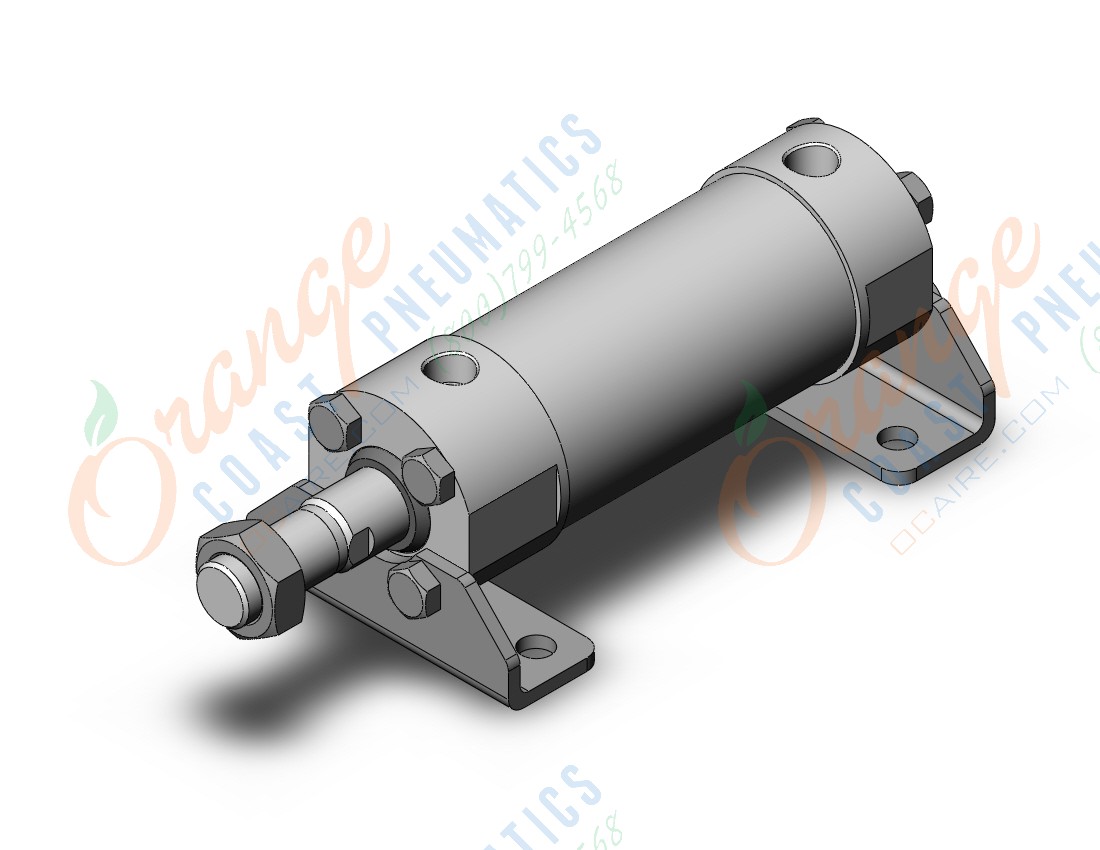 SMC CG5LN50TNSR-50 cyl, s/steel r/cushion, CG5 CYLINDER, STAINLESS STEEL