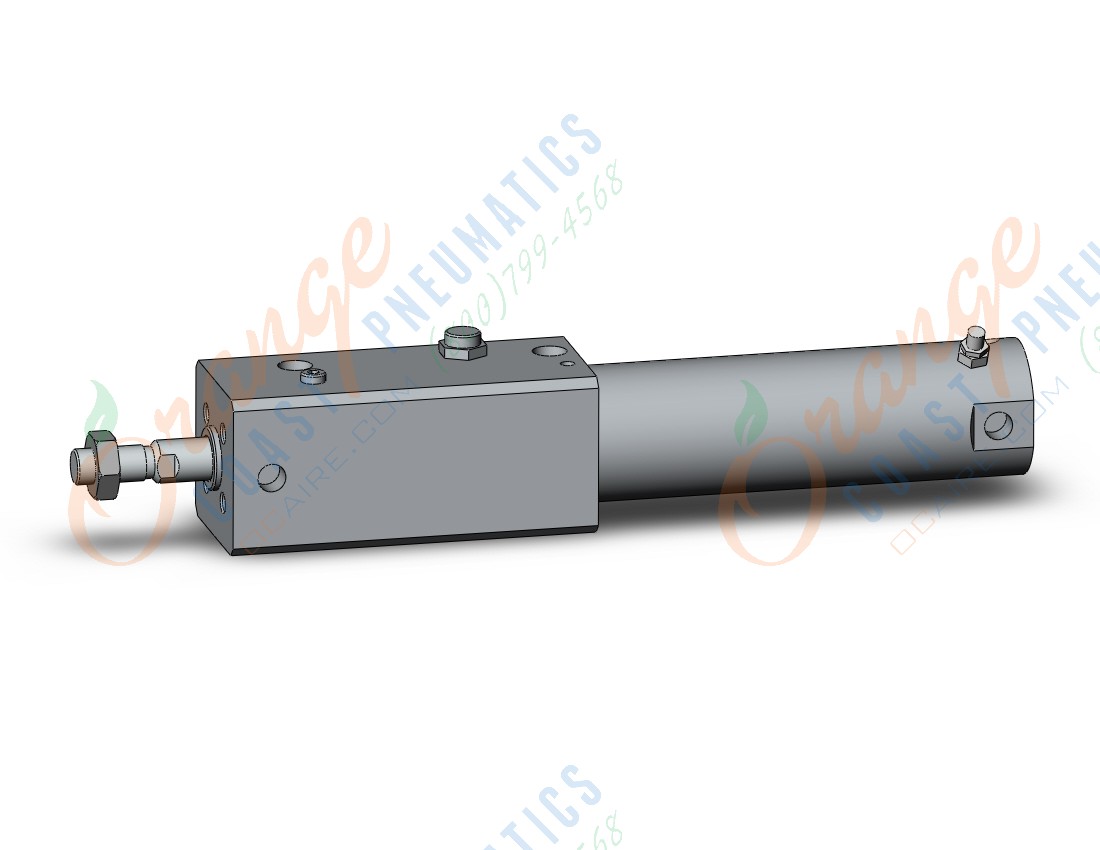 SMC CNGBA32-75-D cylinder w/lock, a/cush, CNG CYLINDER W/LOCK
