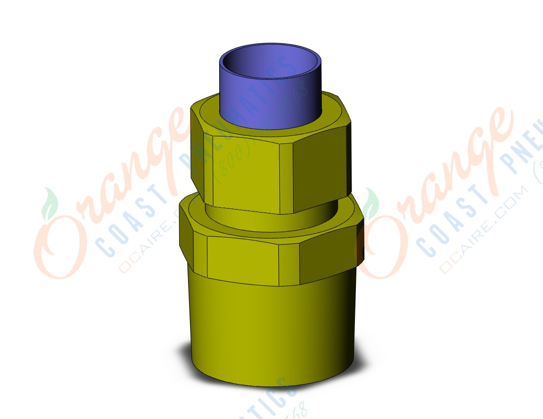 SMC KFH12U-04S fitting, male connector, KF INSERT FITTINGS