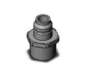 SMC KKA6P-06M s coupler, stainless steel, KKA S COUPLERS