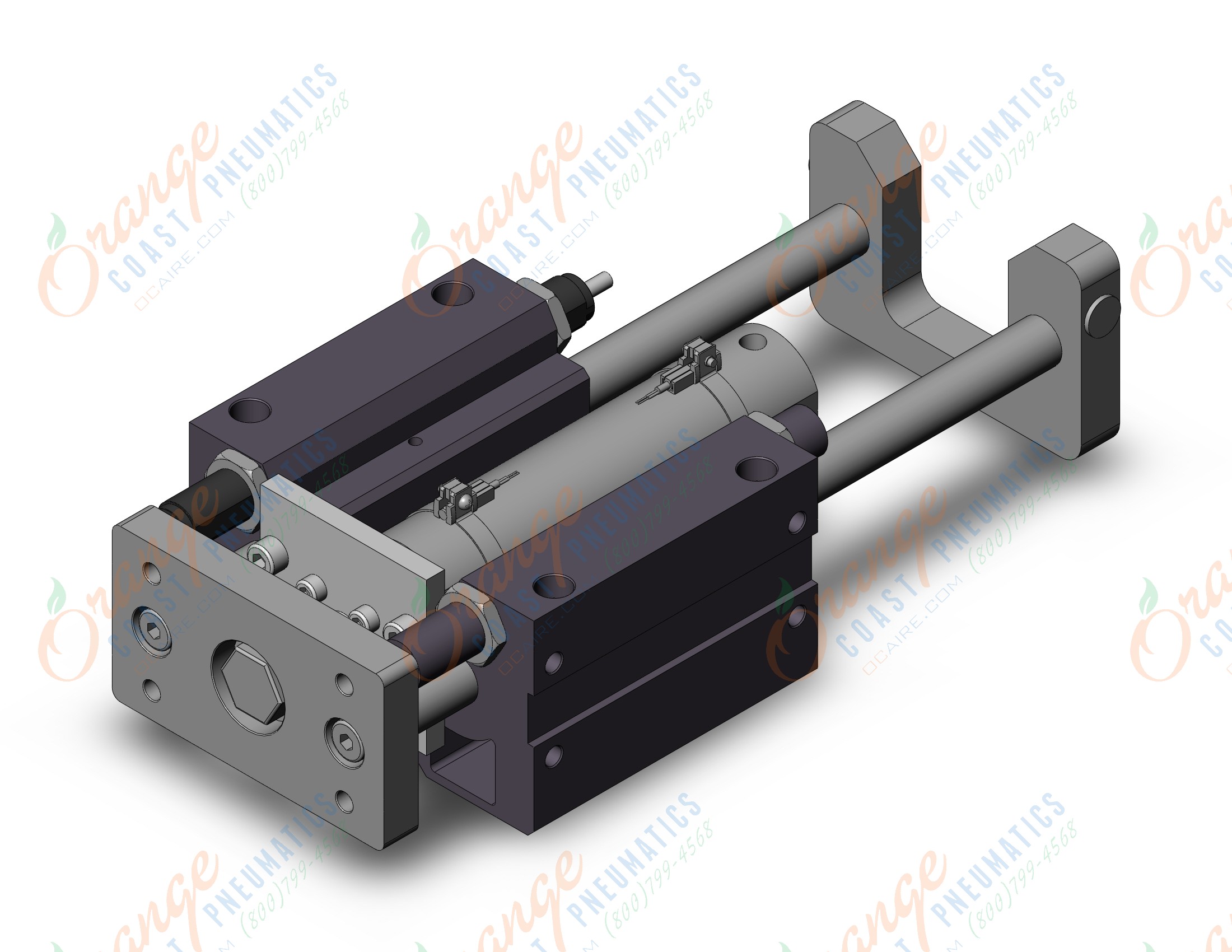 SMC MGGMB40-125-A93L cyl, guide, MGG GUIDED CYLINDER